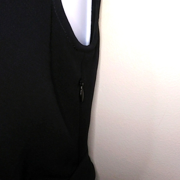 Diane Von Furstenberg Bella Black Sparkly Beaded, Surplice Bodice Cocktail Dress - Picture 7 of 16